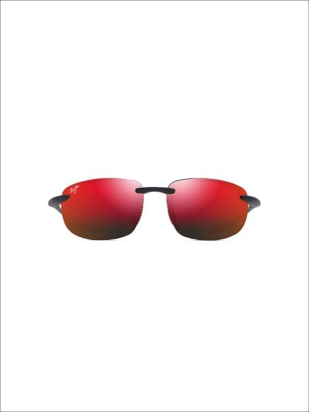 Maui Jim Unisex Hookipa Ultra Rectangular Polarized Wrap Sunglasses Small Fit UV